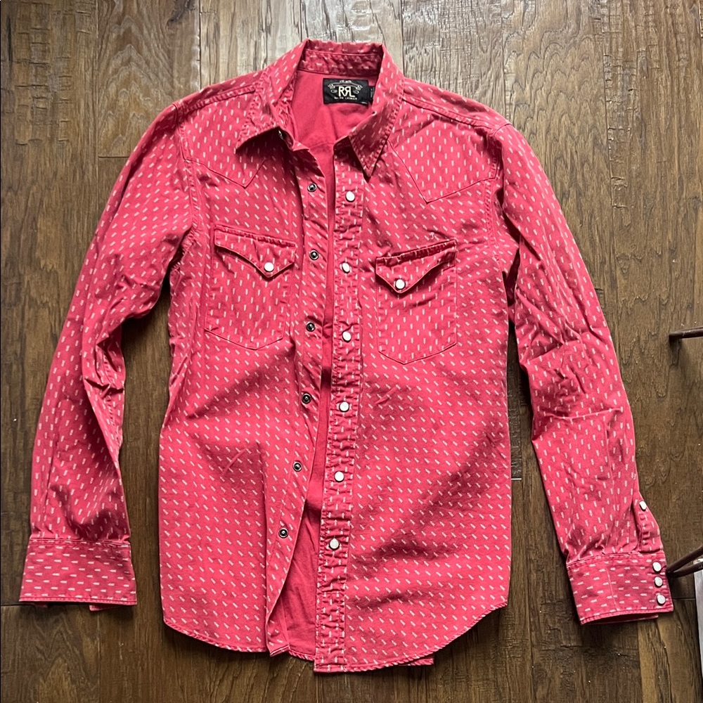 Ralph Lauren Red Casual Button Down Shirt